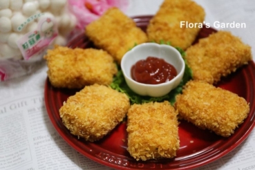 金包銀-奶油白醬可樂餅