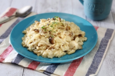 奶香野菇燉飯