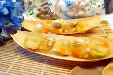 涼夏水晶纖菇球凍