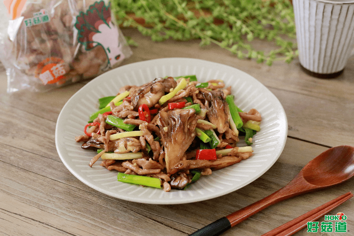 好菇道_舞菇炒肉絲_主圖2